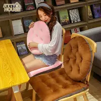 Cushion, crystal velvet, cute, color matching, seat cushion, heated seat cushion Student stool, bottom pad, office chair cushion