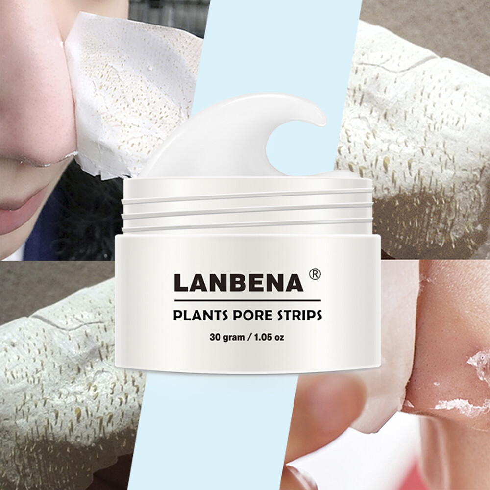 Lanbena mặt nạ hút mụn đầu đen mặt nạ bùn mũi mặt nạ lột mụn đầu đen chăm sóc da