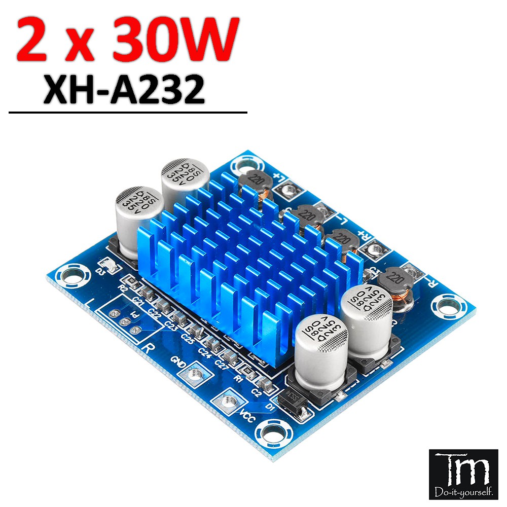 Mạch khuếch đại âm thanh class d 2*30w