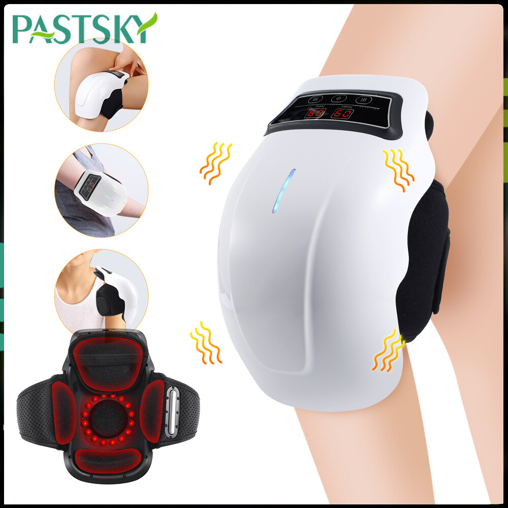PASTSKY Knee Massage Wormwood Hot Compress Máy massage đầu gối hồng ngoại kết hợp laser Knee Massage Relive Joint Pain Stiffness