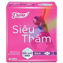 Băng Vệ Sinh Siêu Thấm Maxi (Loại Dày 8 Miếng)