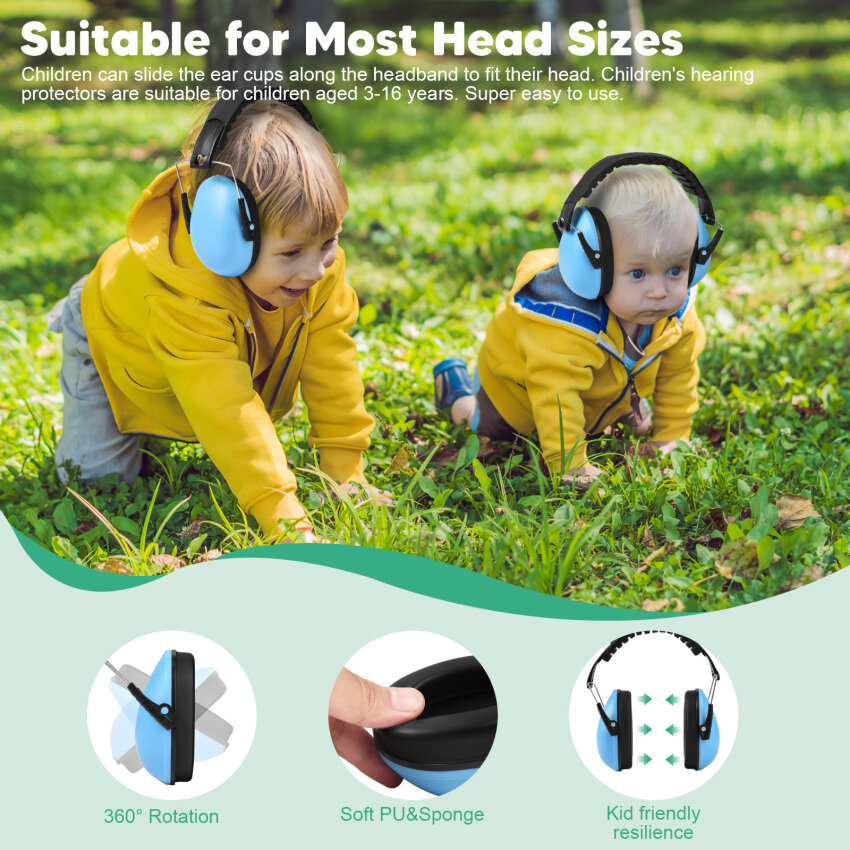 Kinder Gehörschutz Ab 6 Jahre Cumunebula Ear Defenders Children - Kids Ear Defenders For Autism Geräuschunterdrückende Kopfhörer