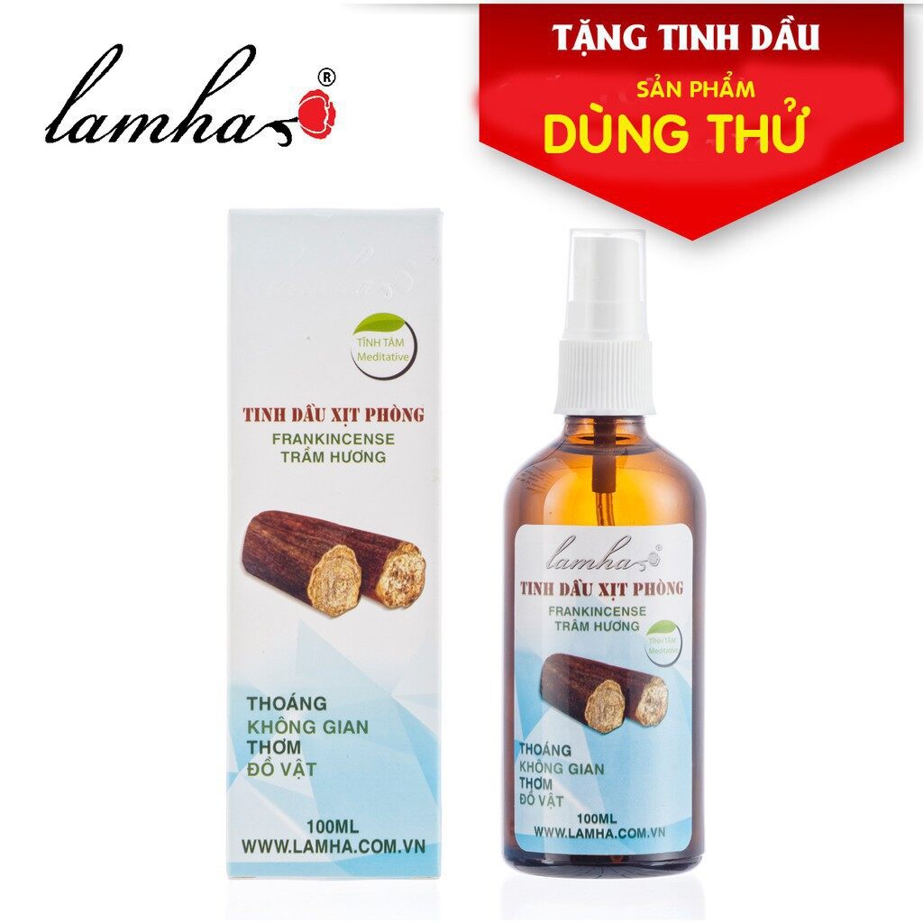 Tinh dầu xịt phòng trầm hương lamha 100ml