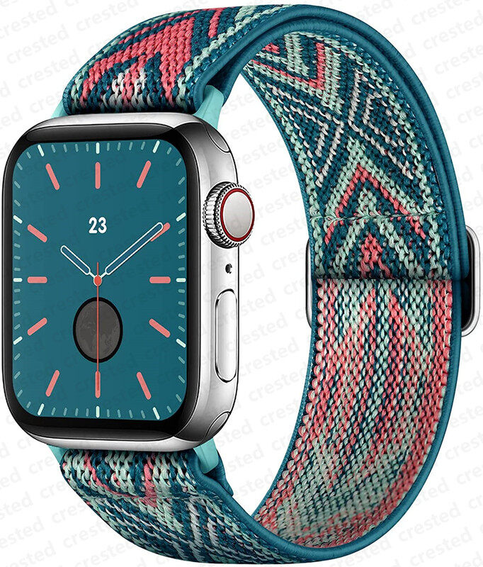 Loop Band Hyper Crimson Neptune Green Sport Loop Apple Watch Nike