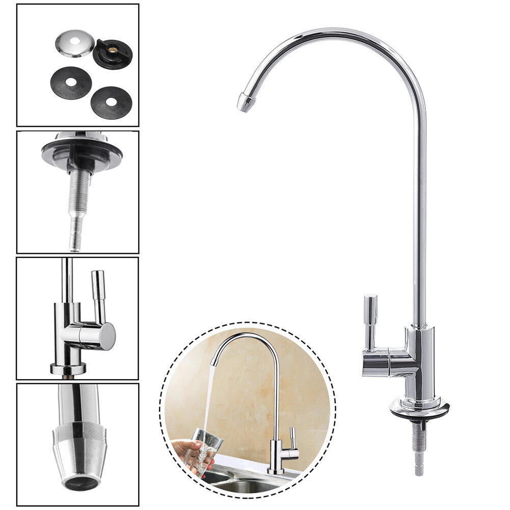 Mamie Kitchen 1/4 Inch RO Drinking Water Filter Faucet Reverse Osmosis System Sink Tap