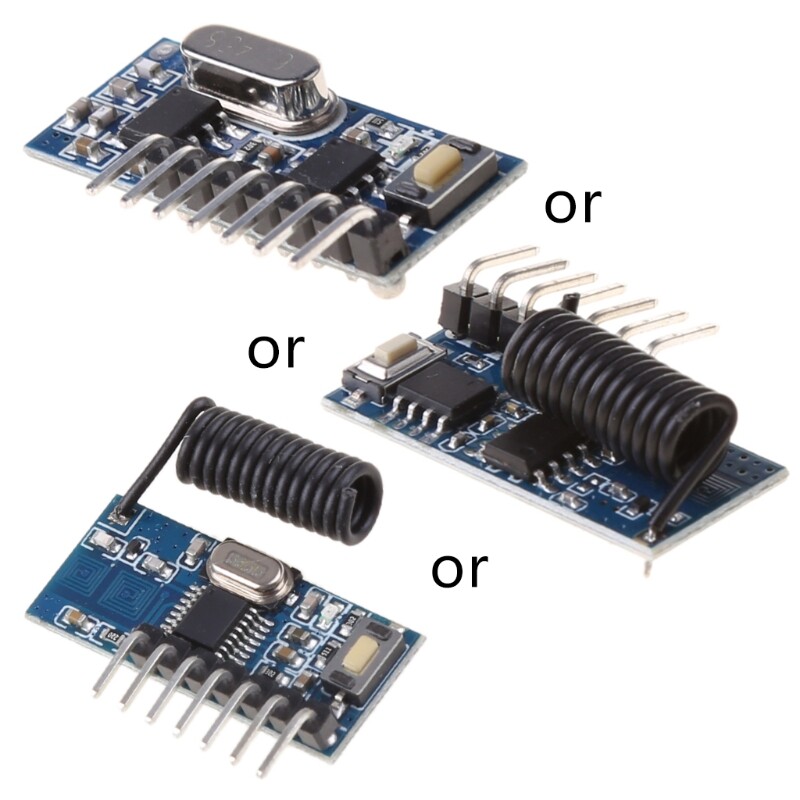 Mô-đun bộ thu và phát rf 433mhz bộ liên kết đầu ra 4 kênh không dây điều khiển từ xa cho xe máy chống trộm