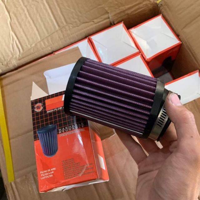 Lọc gió trụ độ k&n đủ size cho các dòng xe tẩm dầu sẳn