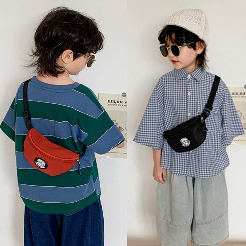 Oyamerbaby túi đeo hông trẻ em bé trai bé gái túi đeo chéo ngực nhỏ phong cách hàn quốc