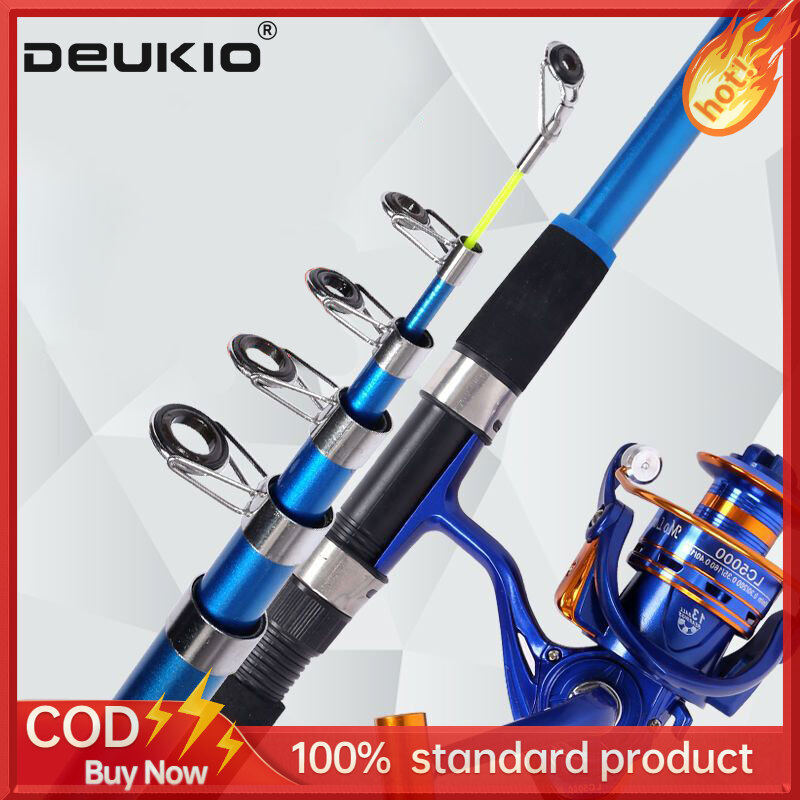 Deukio bộ cần câu cá biển bộ cần câu cá cần câu cá cần câu máy ngang cần câu cá biển bộ dụng cụ câu cá