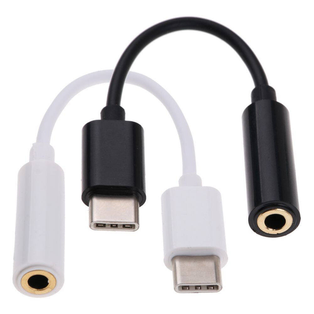 [Songful] đen/trắng USB C đến 3.5mm tai nghe/cáp giắc tai nghe loại Bộ chuyển đổi C 3.1 nam cổng đến 3.5mm Nữ âm thanh Stereo Tai nghe AUX kết nối cho loại C điện thoại iPad Pro
