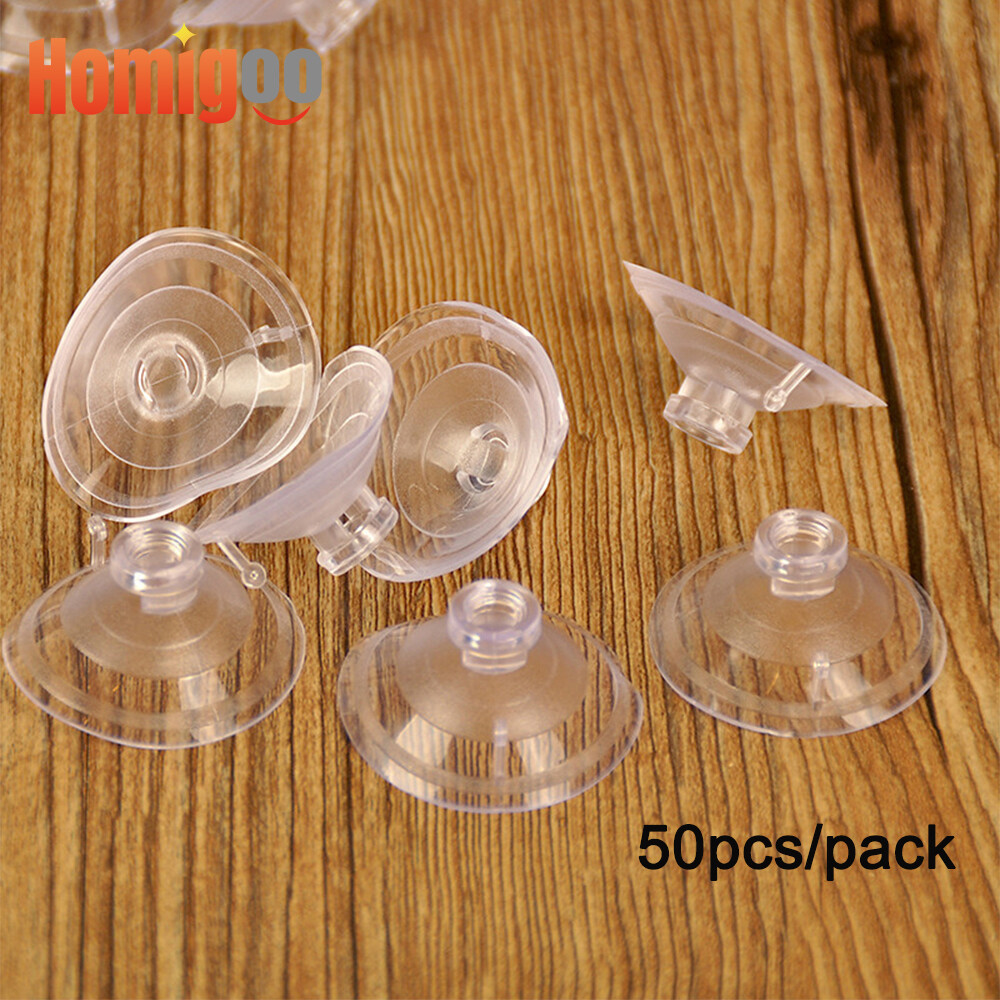 Homigoo 50 Cái 4Cm Head Nắp Hình Nấm Sucker Giác Hút Hooks Cho Nhà Bếp Hút Chân Không Trong Nhà Tắm Wedding Sucker Phụ Kiện