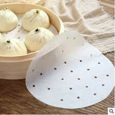 Set 100 tờ giấy nến đục lỗ size 23 cm cho nồi chiên không dầu