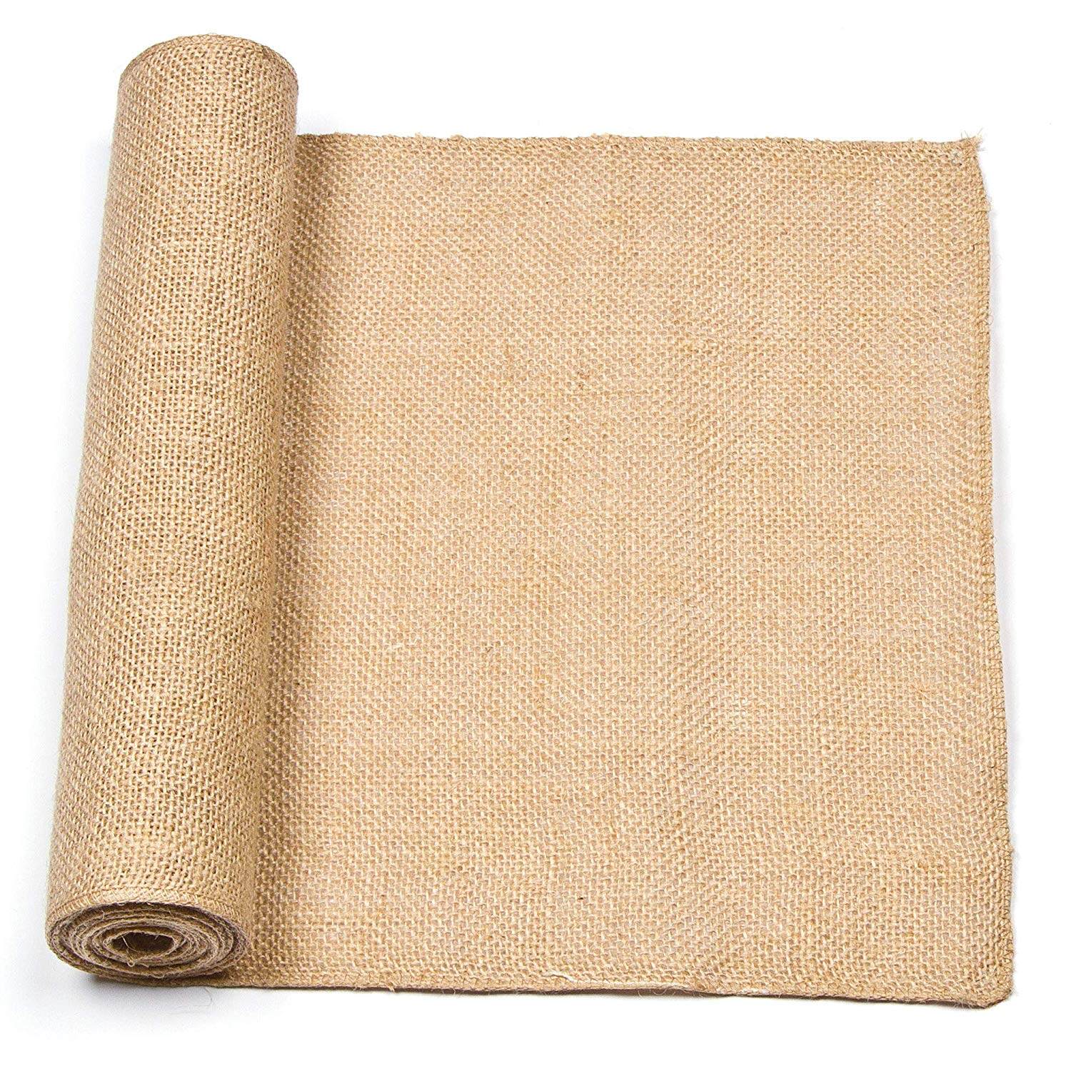 Cuộn băng vải bố vải bố rộng 30cm trang trí ghế chạy bàn đám cưới tự nhiên mộc mạc, tồi tàn cổ điển sang trọng