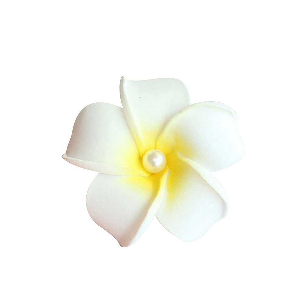1 Chiếc Kẹp Tóc Ngọc Trai Hoa Sứ Kẹp Tóc Cho Nữ Phụ Nữ Kẹp Tóc Hình Hoa Trứng Phụ Kiện Mũ Hawaii Túi Tiệc Cưới