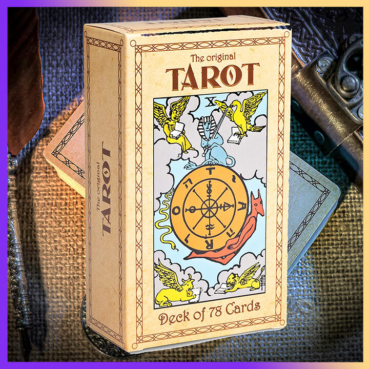 Bộ Bài Tarot Chính Hãng, 78 Tờ | Thẻ Tarot Cổ Điển Có Sách Hướng Dẫn điện tử Phiên Bản Tiếng Anh Cards Deck