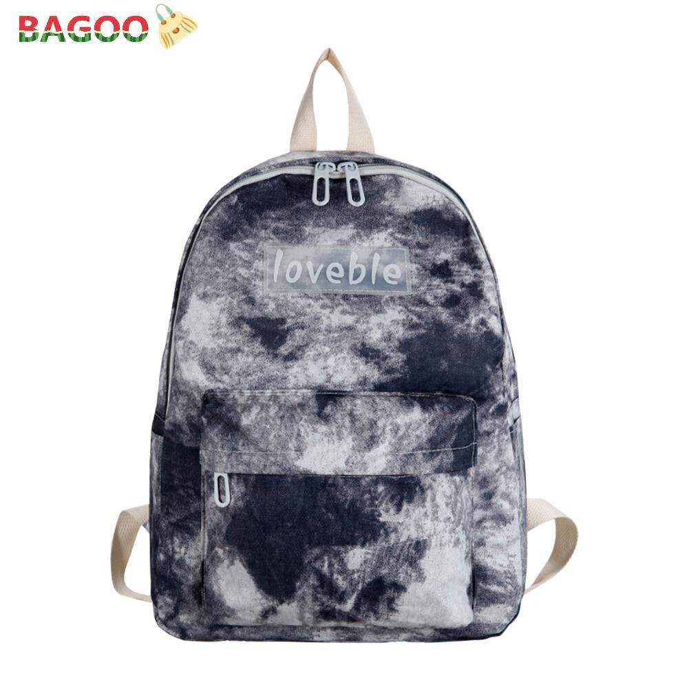 Ba Lô Nữ Bằng Nylon Đơn Giản, Túi Đeo Vai Đi Học In Thời Trang, Ba Lô Du Lịch Sức Chứa Lớn Cho Thiếu Niên Nữ Cặp Sách