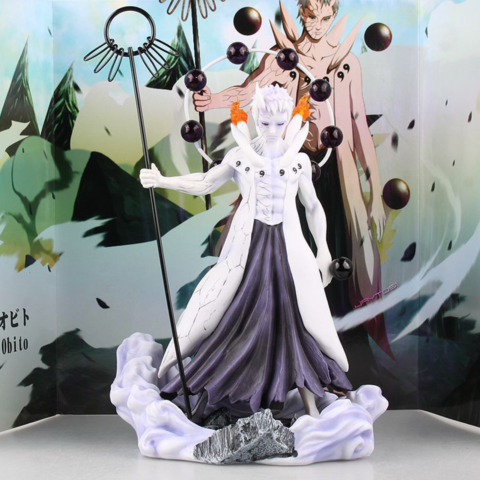 Naruto 28Cm Uchiha Madara Obito Hành Động Con Số Đồ Chơi Mô Hình Chàng Trai Cô Gái