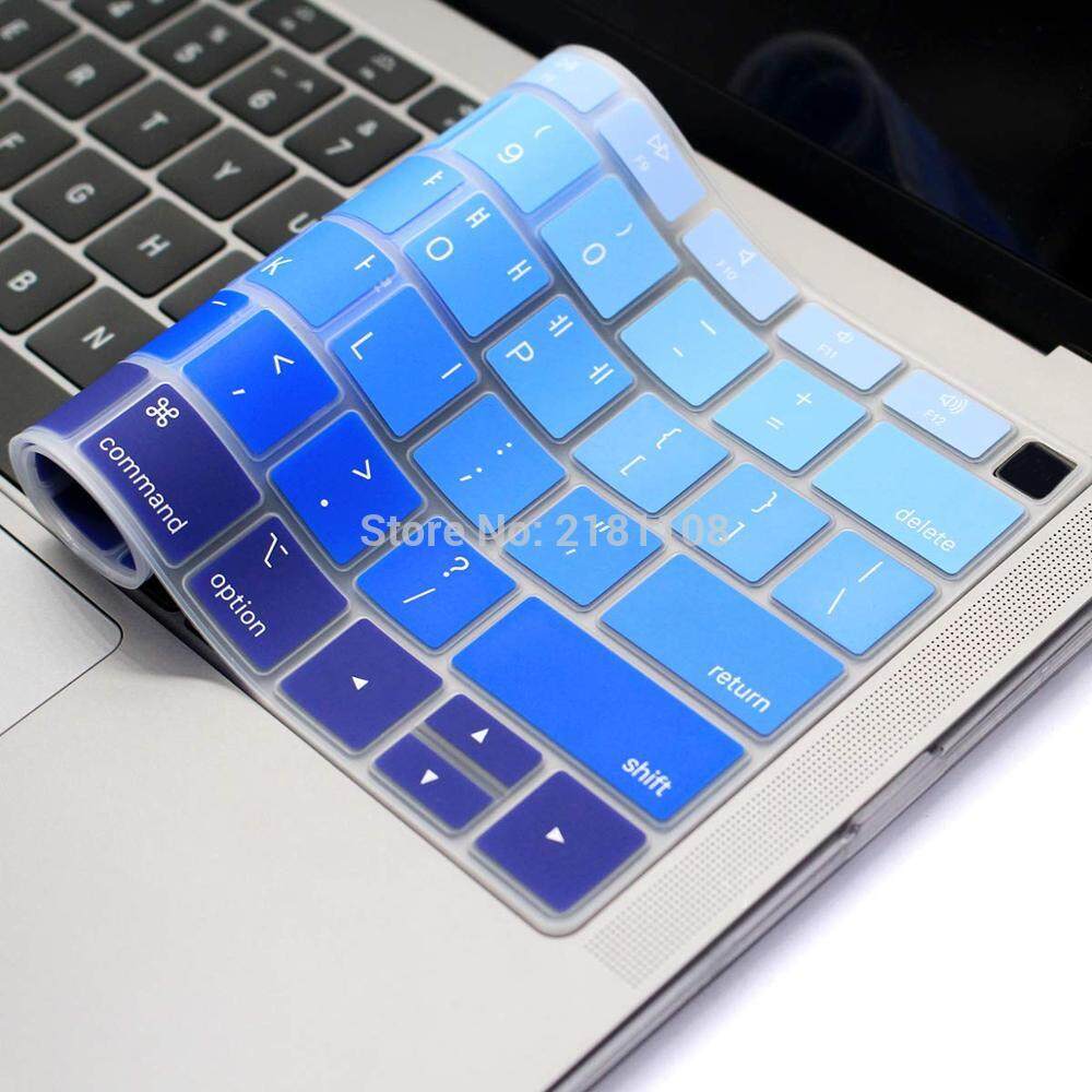 Korean Language Silicone Keyboard Cover Skin for MacBook Newest Air 13