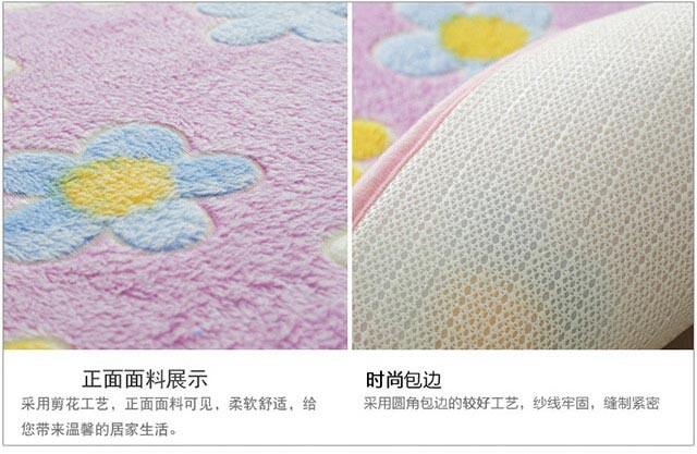 Bathroom absorbent mat bedroom floor mat door foot Mat toilet door mat non-slip home kitchen carpet