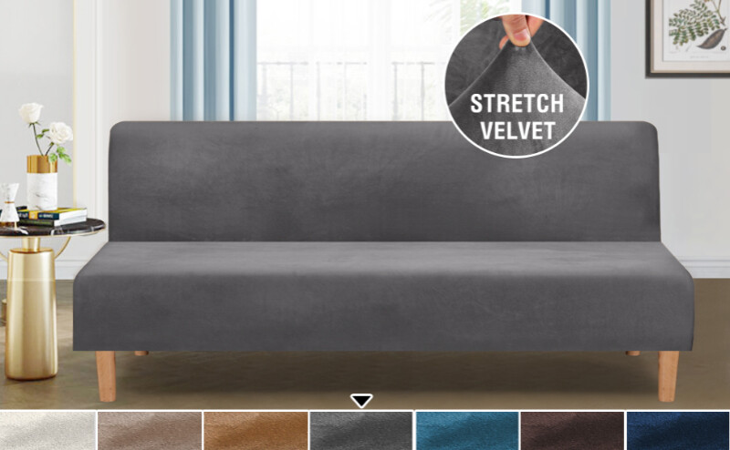 Bọc ghế sofa không tay vịn, bộ ghế sofa, khăn sofa sofa giường trượt sofa