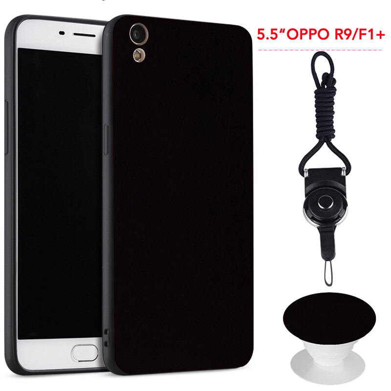 Ốp Lưng Silicon Mềm Cho OPPO F1 Plus F1 +/X9009 5.5 (Màu Đen)