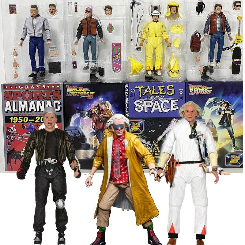 Chính Hãng NECA Back To The Future Part II Ultimate Griff Tannen DOC Brown