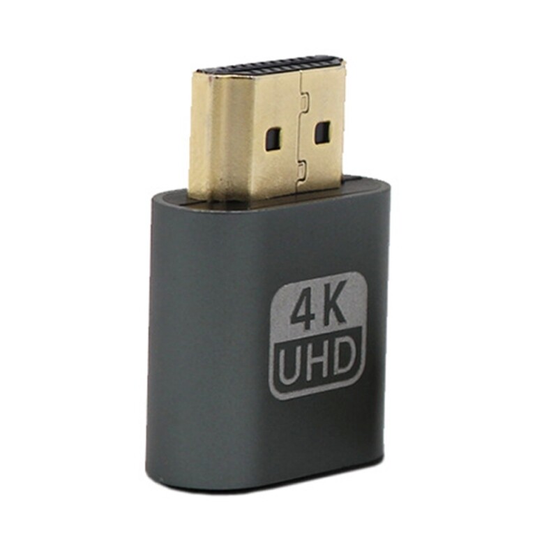 Bộ chuyển đổi giả lập 4k màn hình ảo tương thích hdmi, hỗ trợ hiển thị phích cắm giả ddc edid 1920x1080p cho pc máy tính xách tay video