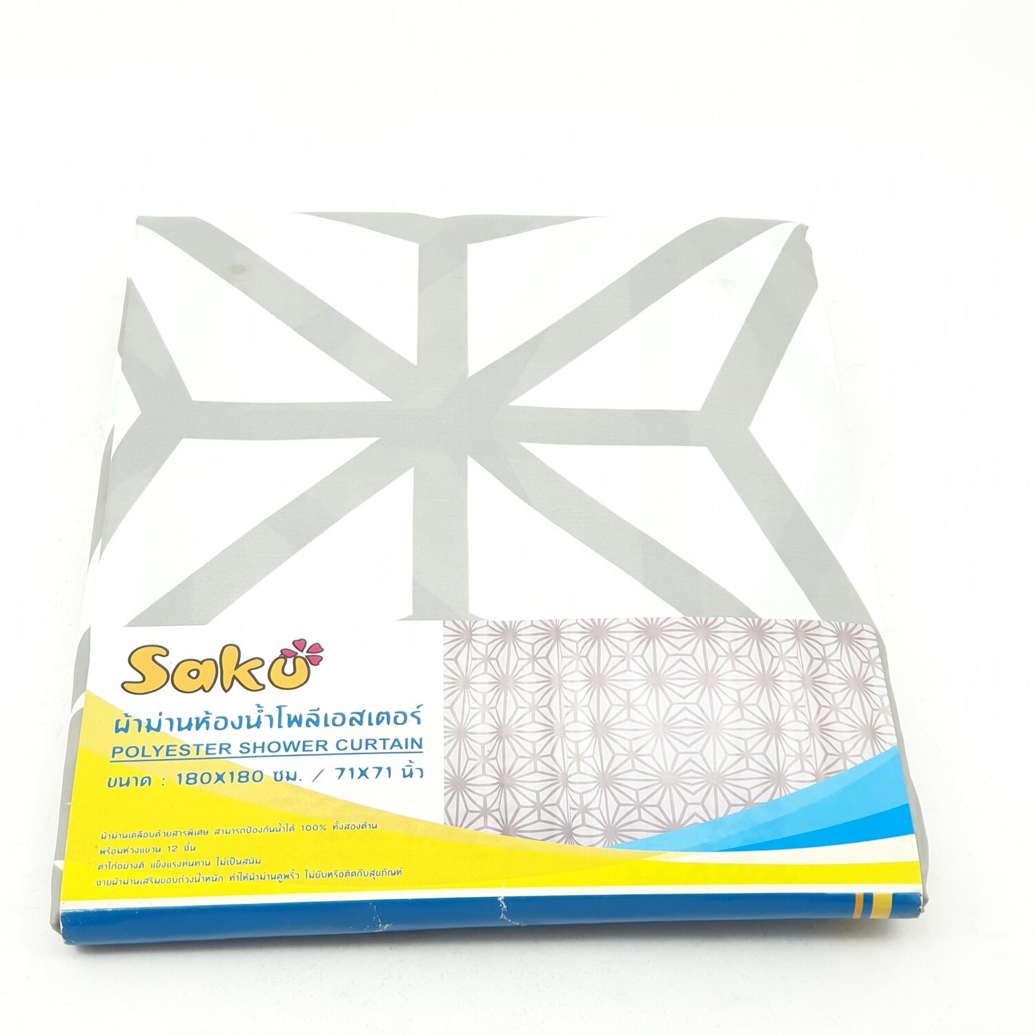 เลือกซื้อ ผ้าม่าน ผ้าม่านห้องน้ำโพลีเอสเตอร์ n-1201214 ขนาด180x180cm/ 71x71 inch ราคาพิเศษ มีเก็บเงินปลายทาง