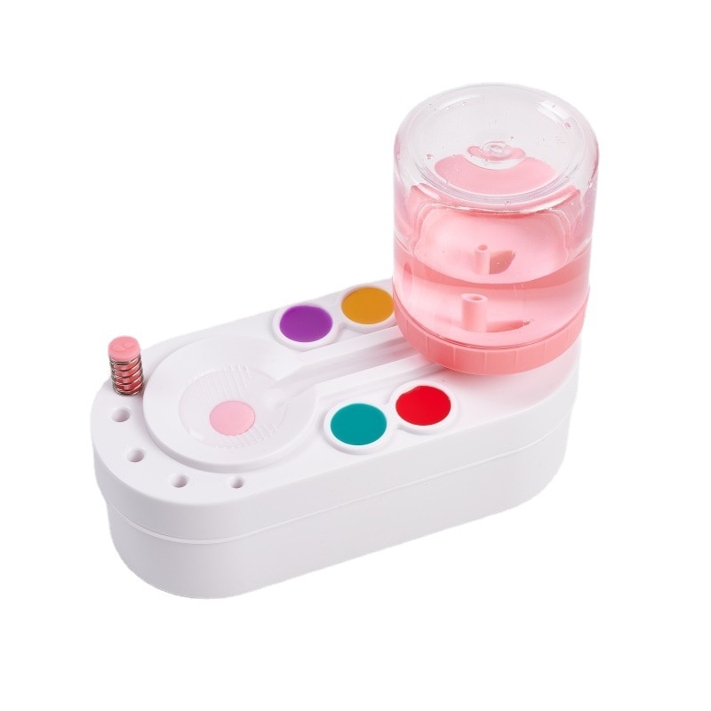 Oil Painting Brush Cleaner with 250ml Water Container Paint Pen Rinser Quick Water Cycle Washer for Paintbrush Tools New Upgrade