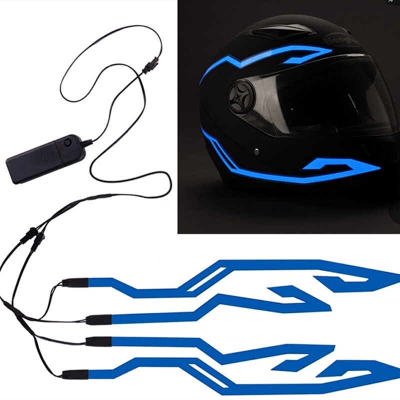 {hot} Motorcycle Helmets Decoration Helmet Led Light Motorcycles - Aliexpress