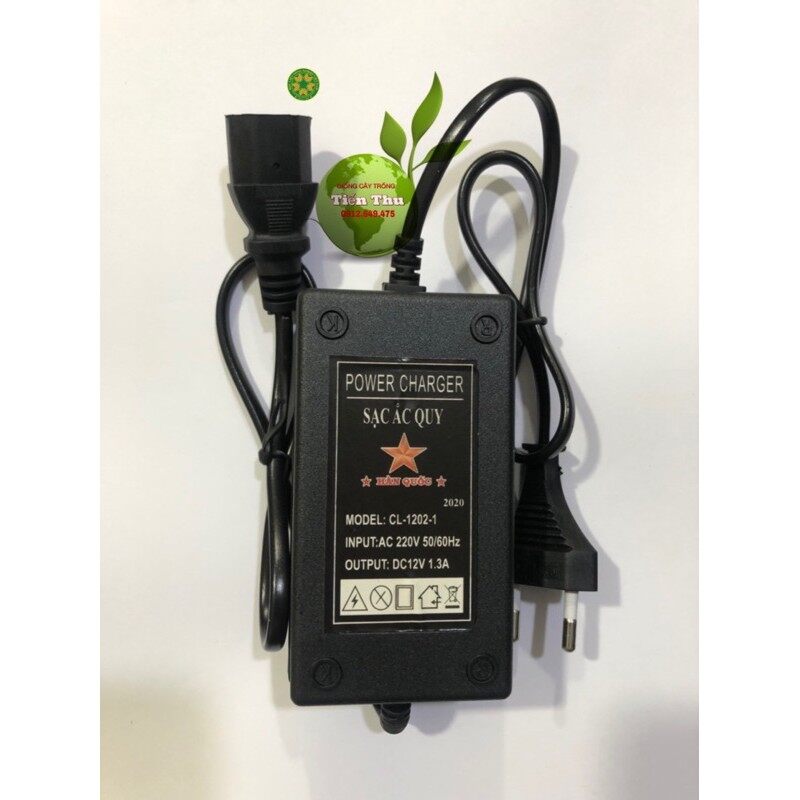 Sạc ắc quy 12V- Sạc bình bơm điện