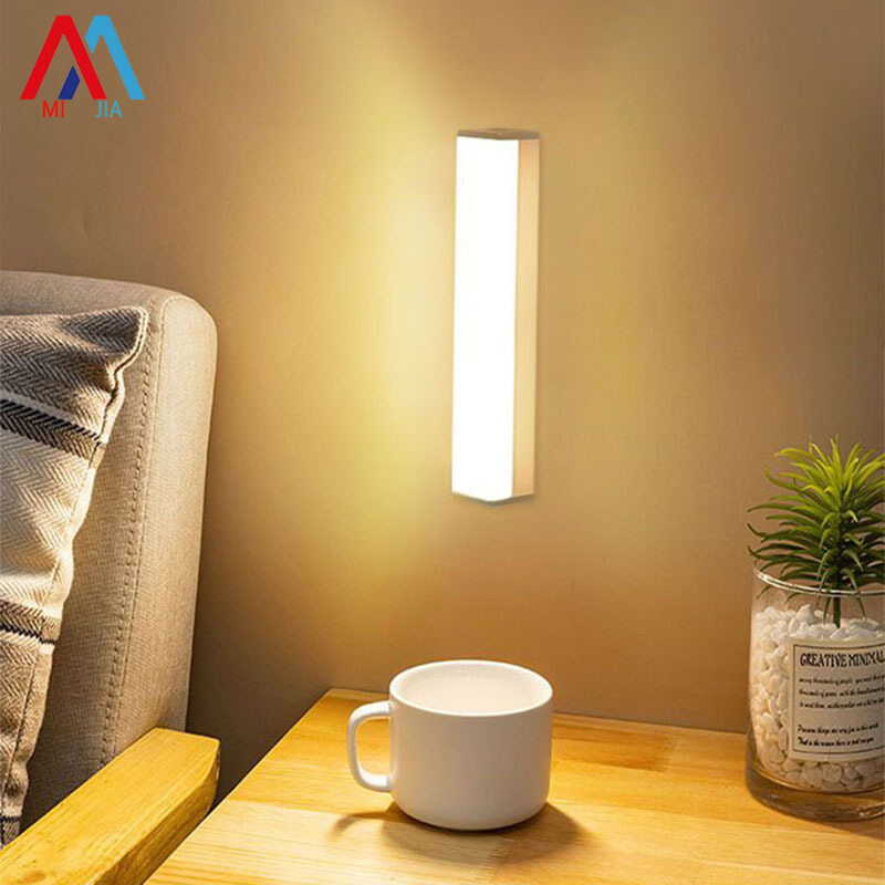 Xiaomijia đèn ngủ nhỏ cảm ứng led hoàn toàn tự động đèn ngủ cạnh giường đèn đi bộ ngoài hành lang đèn nhà vệ sinh không cắm điện