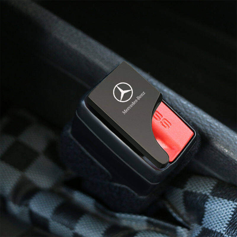 YRM | Khóa Thắt Lưng Xe Hơi Nút Chặn Báo Động Dây An Toàn An Toàn Cho Xe Hơi Mercedes Benz A B R G Class GLK GLA W204 W251 W463 W176 1 Chiếc