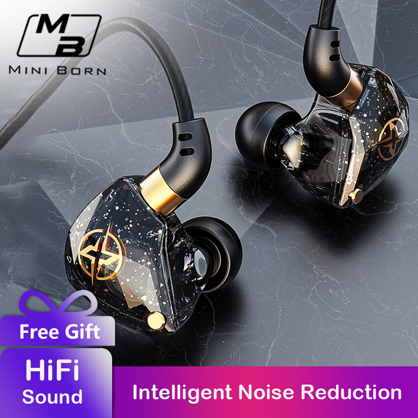 Tai Nghe Nhét Tai Mini Tai Nghe Tai Nghe Có Dây, Tai Nghe Âm Trầm Nặng Tai Nghe Loa Siêu Trầm Chất Lượng Âm Thanh HIFI Khử Tiếng Ồn Tai Nghe Có Dây Micro HD Với Hộp Lưu Trữ Miễn Phí