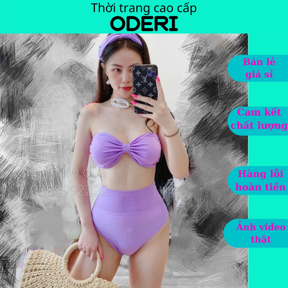 Bikini đồ bơi hai mảnh tím secxy kg069069 oderi