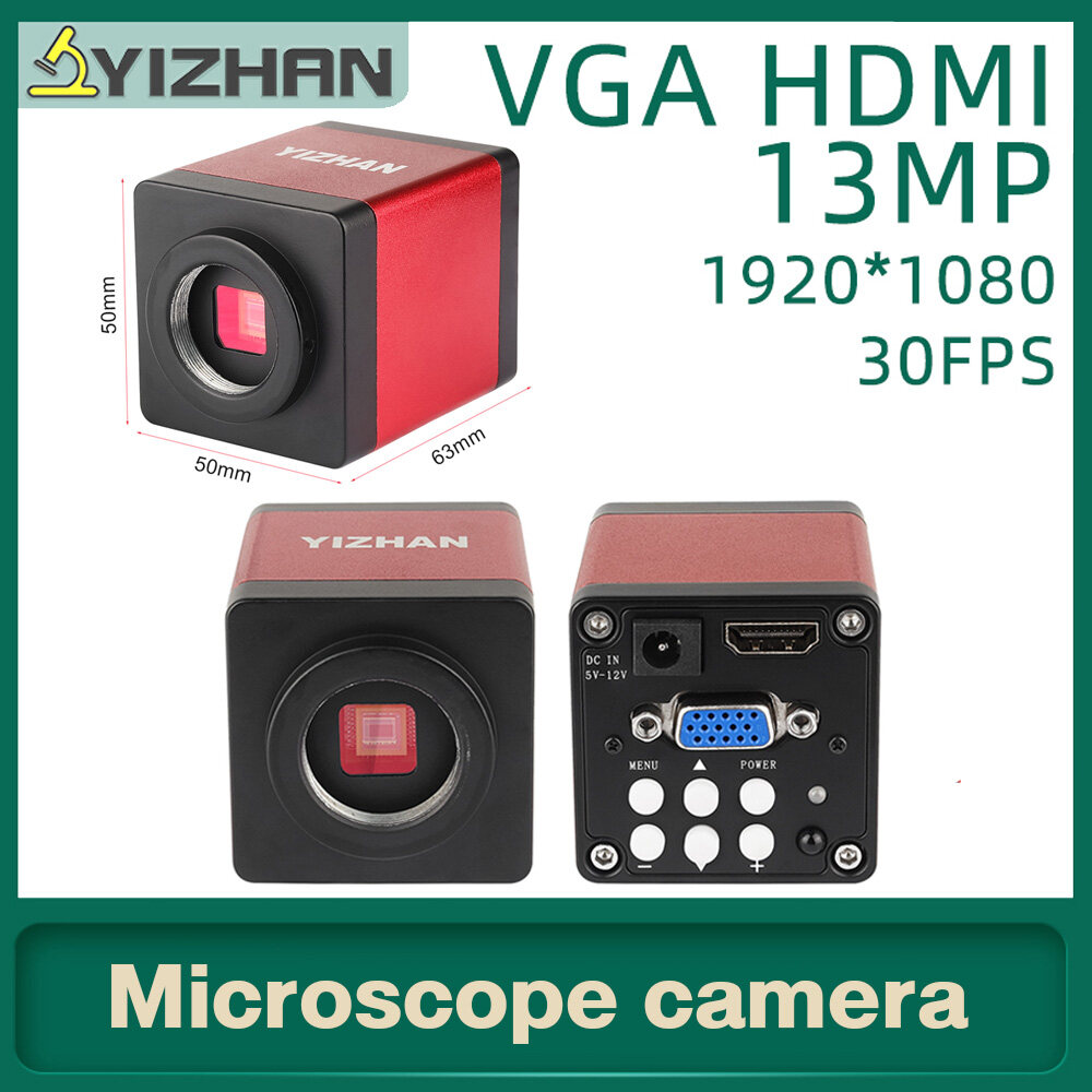 YIZHAN HDMI 13MP VGA HDMI Laboratory Biological Stereo Industrial