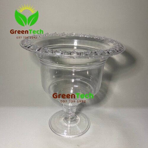 Ly dưỡng trồng Thủy Tiên - Ly nhựa giả thủy tinh