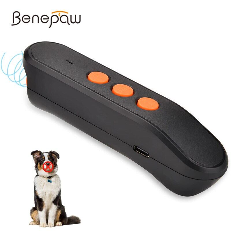 Manfaat Ultrasonik Pengusir Anjing Senter LED Alat Kontrol Kulit Anjing