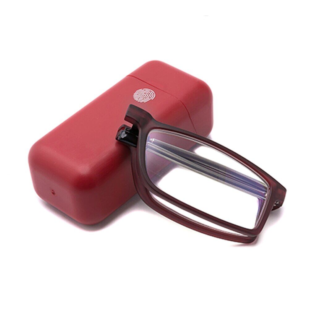 New Folding Anti-Blue Light Reading Glasses For Both Men And Women Portable Telescopic Leg Glasses Box Radiation Proof Glasses
