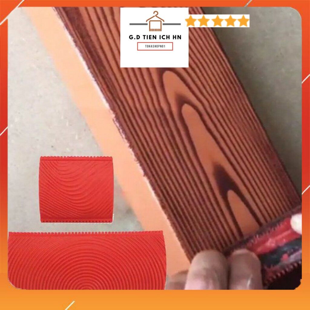 Cọ lăn sơn tạo vân gỗ tự nhiên - dụng cụ sơn giả gỗ chất lượng cao