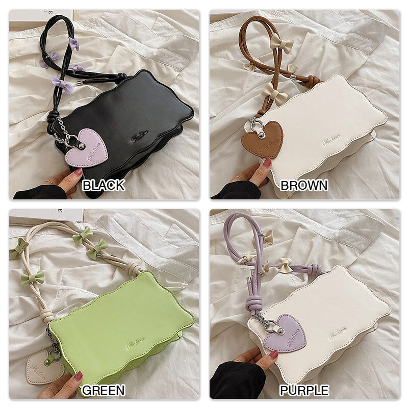 Just Star ⚡จัดส่งฟรี สินค้าพร้อมส่ง⚡ Niche กระเป๋าเกาหลีโบว์ใหม่