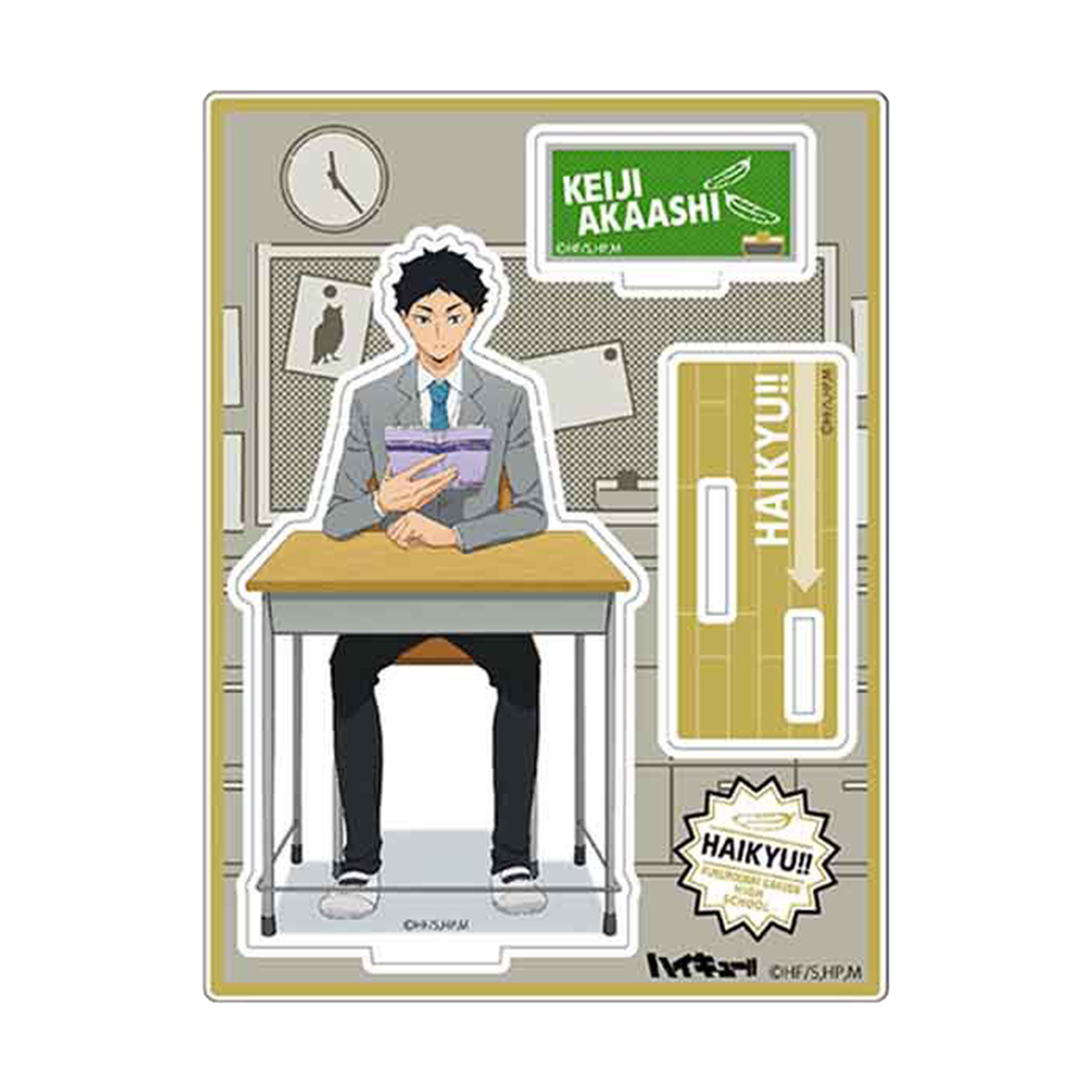 Anime haikyuu!! mô hình tấm để bàn mô hình đứng acrylic đồ chơi mô hình nhân vật hành động để bàn