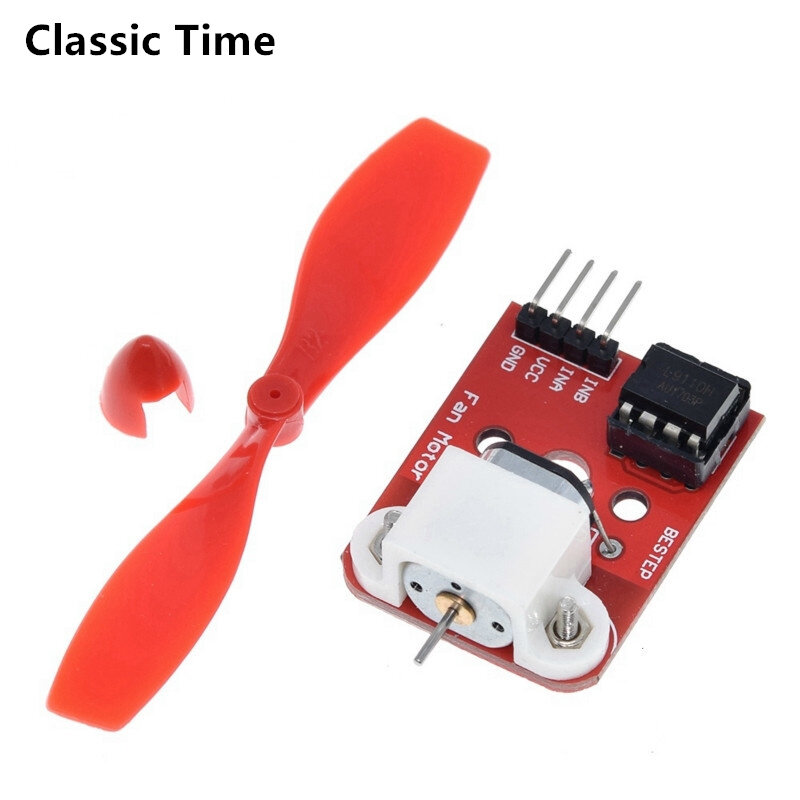 5V L9110 Fan Động Cơ Mô-đun Fan Cánh Quạt Robot Chữa Cháy L9110S Đối Với Arduino DIY