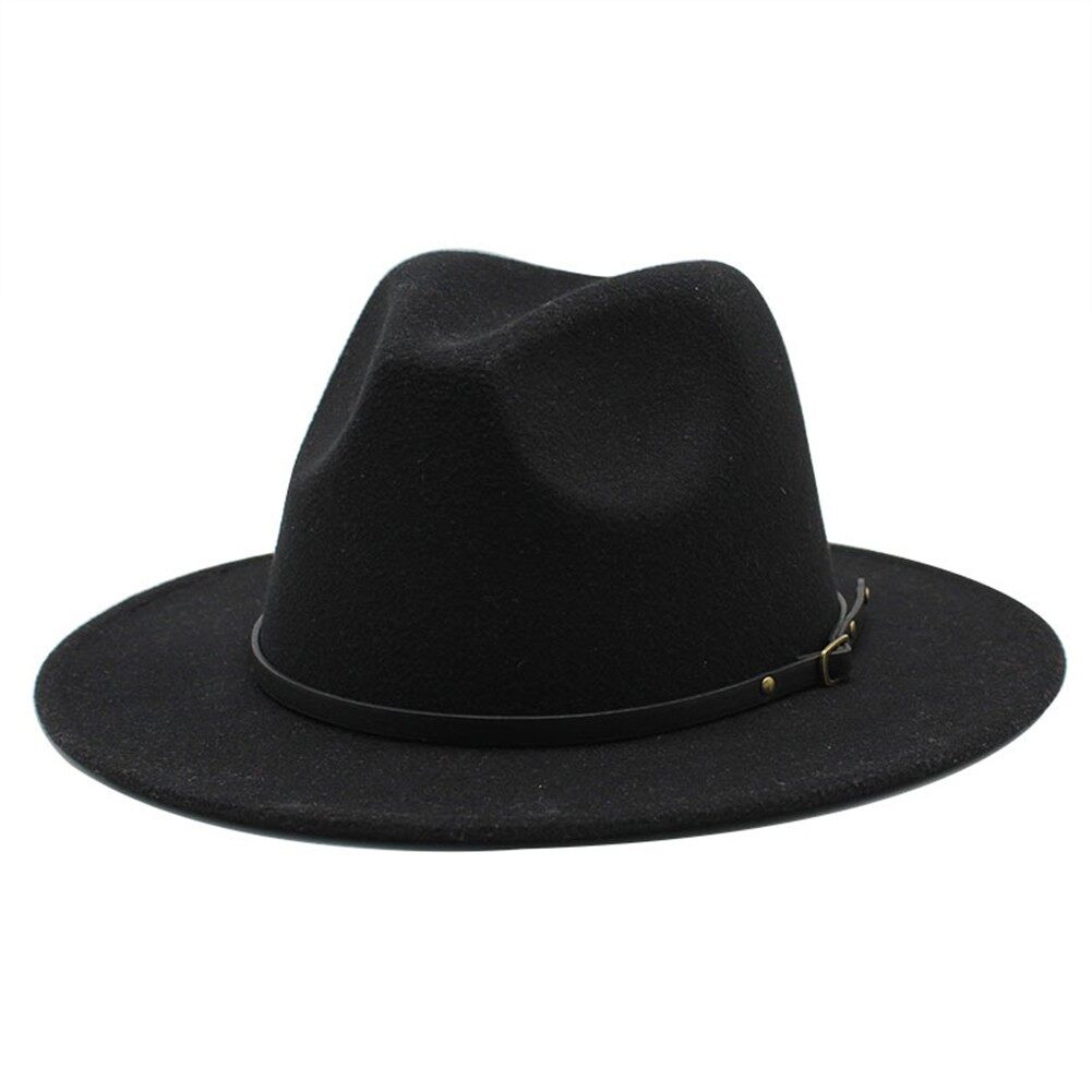 Mũ fedora cho nam mũ jazz cho nữ mũ phong cách panama rộng vành phi giới tính mũ phớt