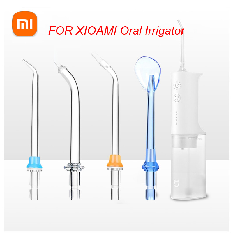 2 Chiếc Đầu Phun Phản Lực Chính Hãng Cho Xiaomi Mijia MEO701 Đầu Phun Thay Thế Máy Tăm Nước Đầu Phun Phản Lực Tiêu Chuẩn Máy Tăm Nước Nha Khoa Đầu Phun Nước Răng Miệng Điện Cầm Tay Tiện Dụng