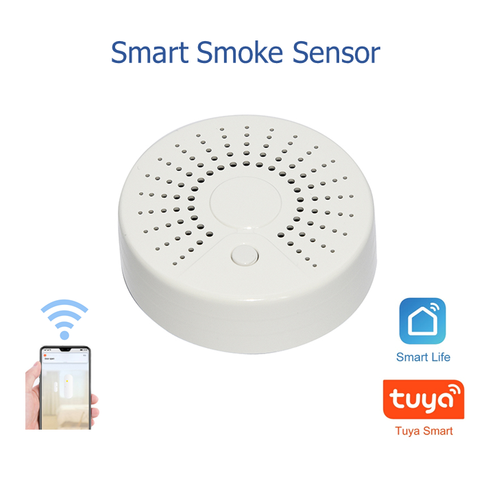 Thông Minh Khói Detector, Hệ Thống An Ninh Gia Đình Báo Cháy Và Còi Báo Động, Làm Việc Với Tuya Cuộc Sống Thông Minh