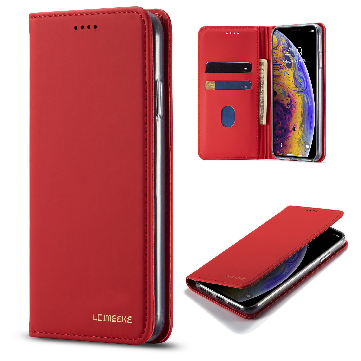 Dành Cho iPhone 12 Pro Max 12 12 Pro 12 Mini 11 11 Pro 11 Pro Max / iPhone 5 SE 6 6S Plus 7 8 Plus SE2 2020 X XS XR XS Max Bao Da Điện Thoại Công Sở Cổ Điển Vỏ Lật Vỏ Ví Nam Châm