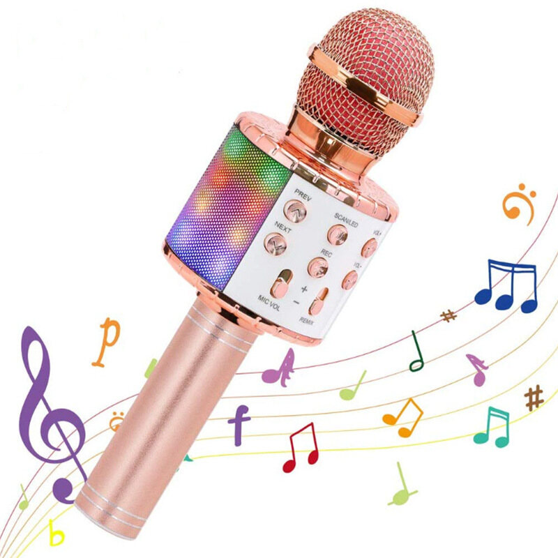 Best Toys Home Portable Adults Birthday Gifts Handheld Microphone Bluetooth Karaoke