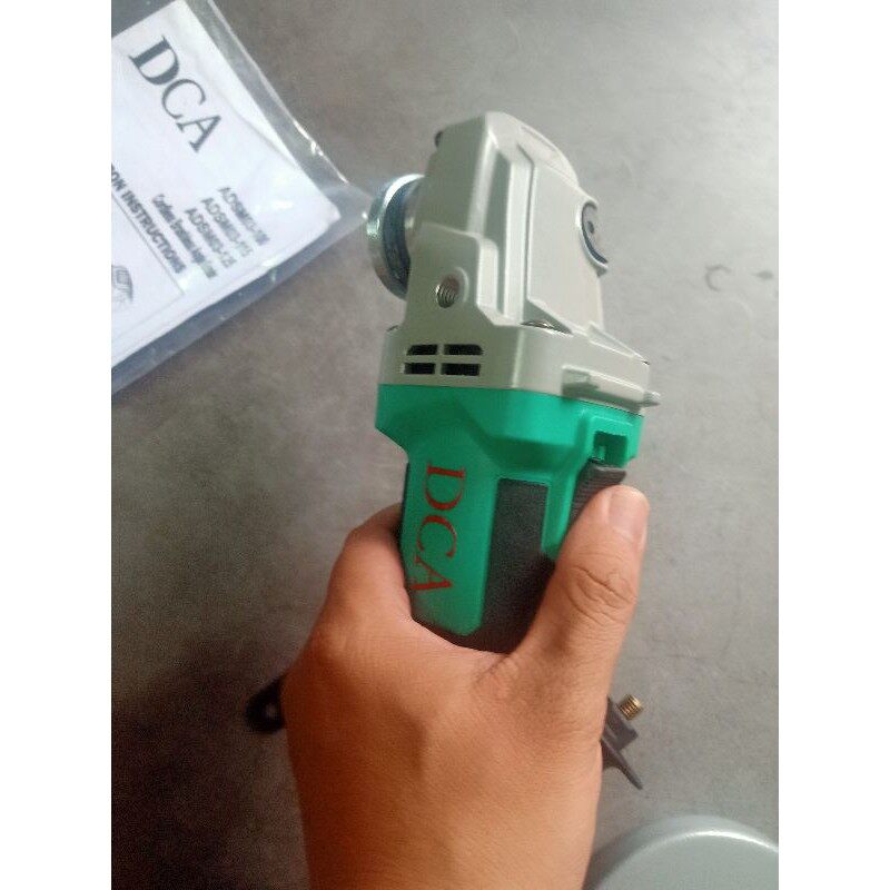 Máy mài góc dùng pin 20v dca adsm03-125z |máy mài góc không chổi than máy cắt cầm tay mini