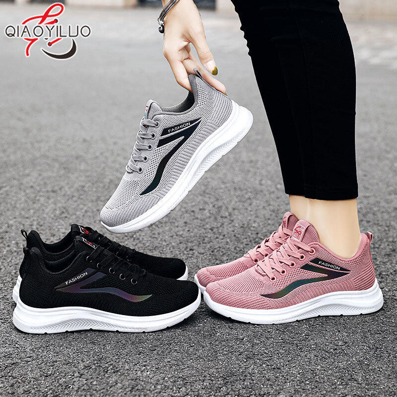QiaoYiLuo Women's shoes new women's shoes sell soft sole casual sports shoes women running shoes